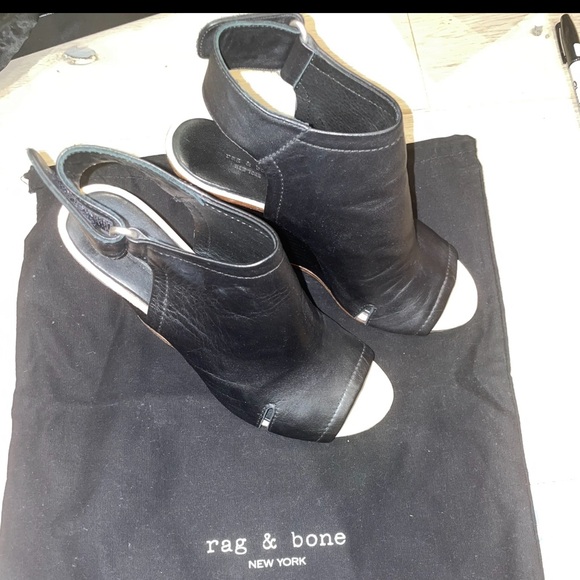 Rag and bone open toe wedge - Picture 2 of 5